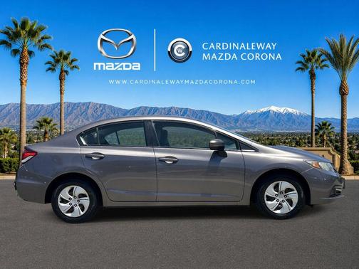 Urban Titanium Metallic 2014 Honda Civic LX