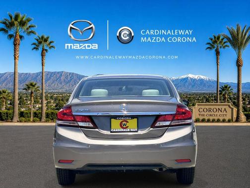 Urban Titanium Metallic 2014 Honda Civic LX