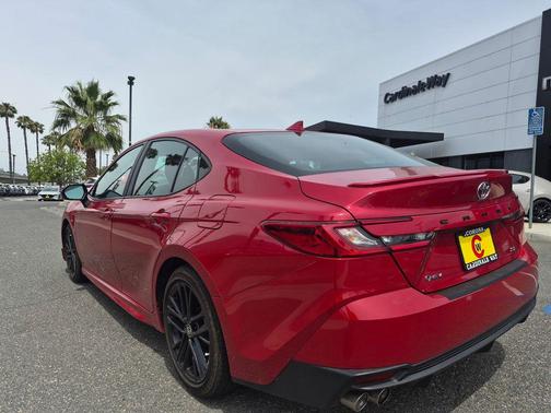 Supersonic Red 2025 Toyota Camry SE