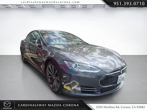 Titanium Metallic 2016 Tesla Model S 90D