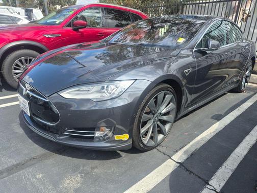 Titanium Metallic 2016 Tesla Model S 90D