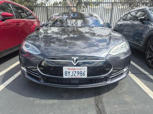 Titanium Metallic 2016 Tesla Model S 90D