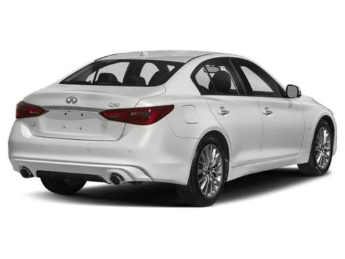Pure White 2019 INFINITI Q50 3.0t LUXE