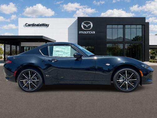 Jet Black Mica 2026 Mazda MX-5 Miata RF Grand Touring