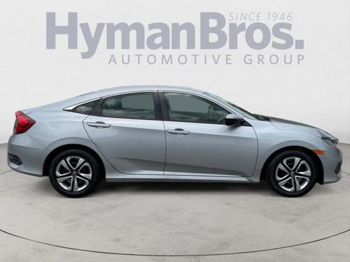 Lunar Silver Metallic 2017 Honda Civic LX