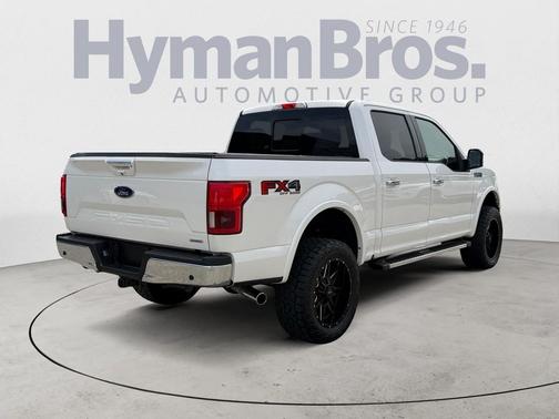 White Platinum Metallic Tri-Coat 2018 Ford F-150 Lariat
