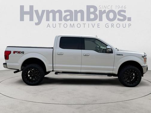 White Platinum Metallic Tri-Coat 2018 Ford F-150 Lariat