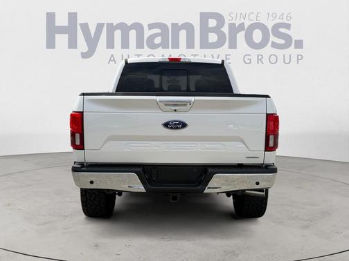White Platinum Metallic Tri-Coat 2018 Ford F-150 Lariat