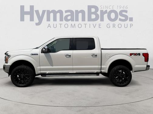 White Platinum Metallic Tri-Coat 2018 Ford F-150 Lariat