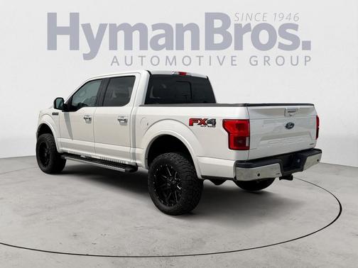 White Platinum Metallic Tri-Coat 2018 Ford F-150 Lariat