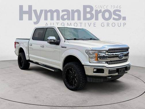 White Platinum Metallic Tri-Coat 2018 Ford F-150 Lariat