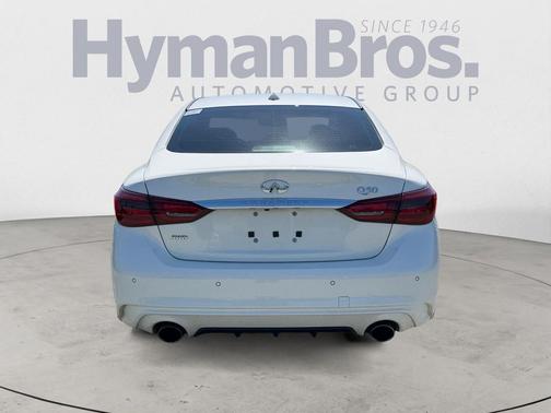 Majestic White 2024 INFINITI Q50 3.0t LUXE