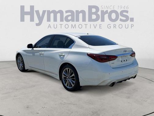 Majestic White 2024 INFINITI Q50 3.0t LUXE