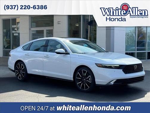 White 2026 Honda Accord Hybrid Touring