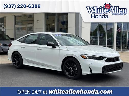 Platinum White Pearl 2026 Honda Civic Hybrid