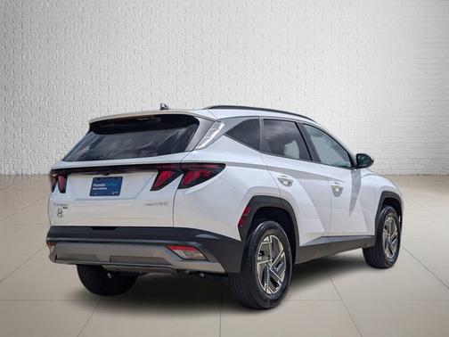 White 2025 Hyundai TUCSON Hybrid Blue