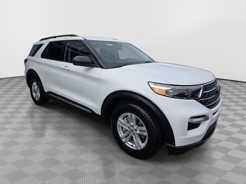 WHITE 2023 Ford Explorer XLT