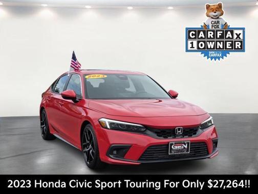 Red 2023 Honda Civic Sport Touring