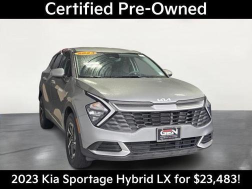 Steel Gray 2023 Kia Sportage Hybrid LX