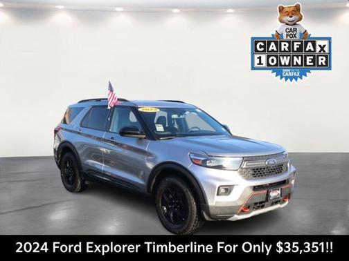 ICONIC SILVER METALLIC 2024 Ford Explorer Timberline