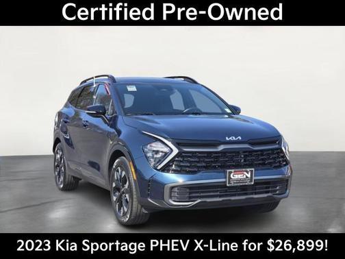 Vesta Blue 2023 Kia Sportage Plug-In Hybrid X-Line
