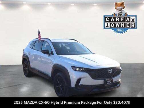 Wind Chill Pearl 2025 Mazda CX-50 Hybrid Premium Package