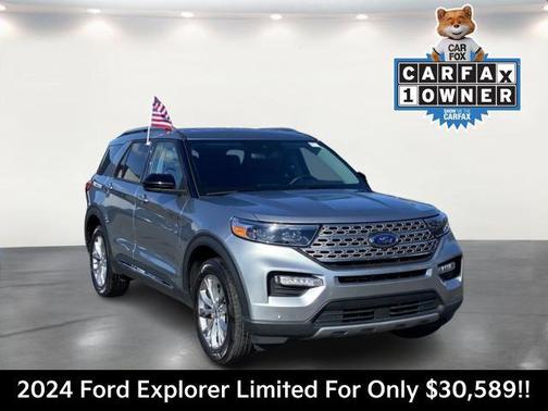 ICONIC SILVER METALLIC 2024 Ford Explorer Limited
