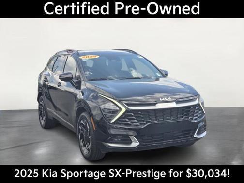 Ebony Black 2025 Kia Sportage SX-Prestige
