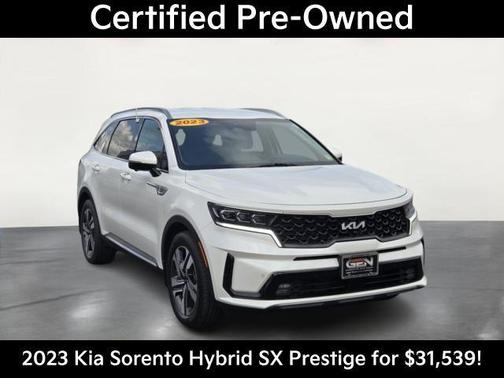 Snow White Pearl 2023 Kia Sorento Hybrid SX Prestige