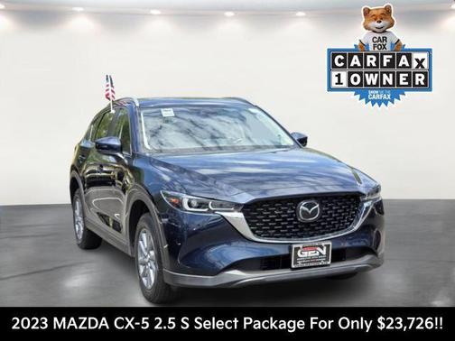 Deep Crystal Blue Mica 2023 Mazda CX-5 2.5 S Select Package