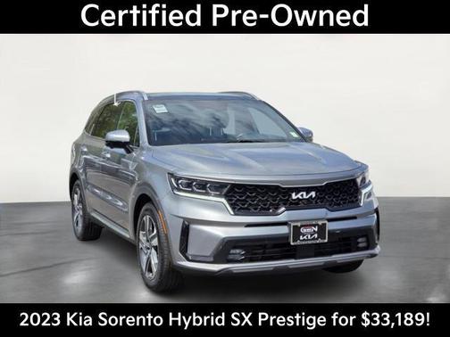Steel Gray 2023 Kia Sorento Hybrid SX Prestige