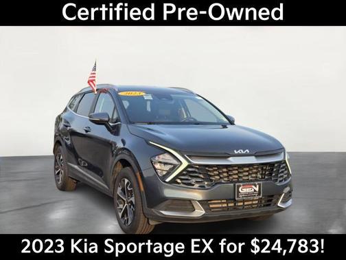 Gravity Gray 2023 Kia Sportage EX