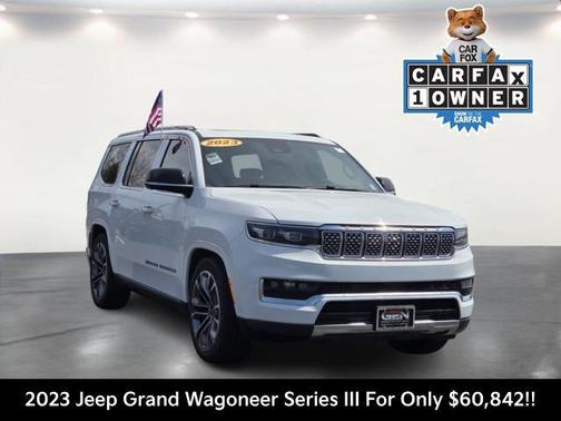 Bright White Clearcoat 2023 Jeep Grand Wagoneer Series III 4x4