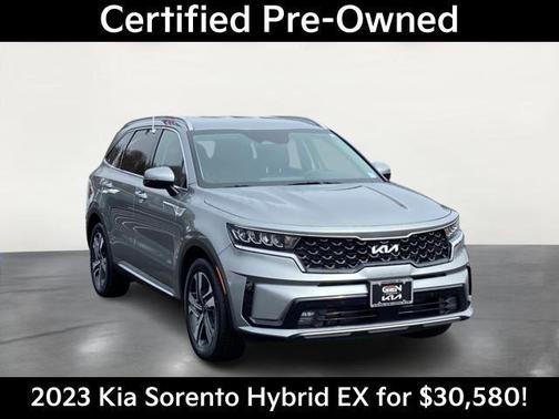 Steel Gray 2023 Kia Sorento Hybrid EX