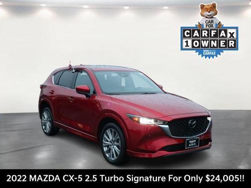 Soul Red Crystal Metallic 2022 Mazda CX-5 2.5 Turbo Signature