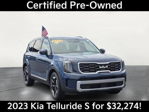 Midnight Lake Blue 2023 Kia Telluride S