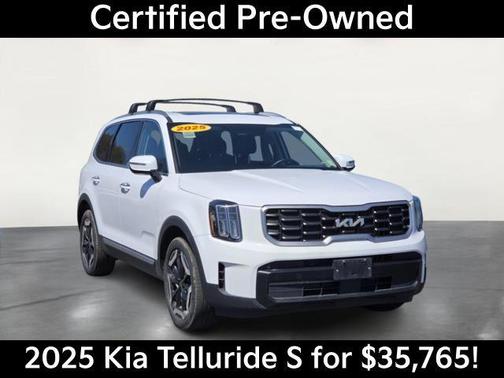 Glacial White Pearl 2025 Kia Telluride S