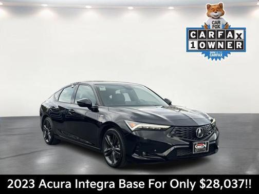 Majestic Black Pearl 2023 Acura Integra A-SPEC Technology