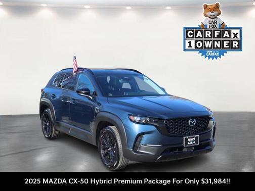 Ingot Blue Metallic 2025 Mazda CX-50 Hybrid Premium Package