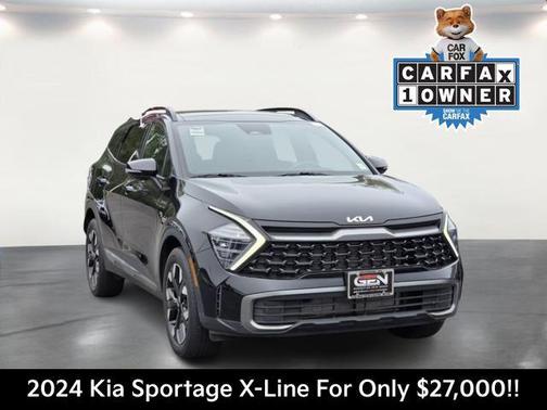Ebony Black 2024 Kia Sportage X-Line