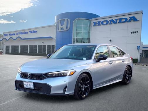 Solar Silver Metallic 2025 Honda Civic