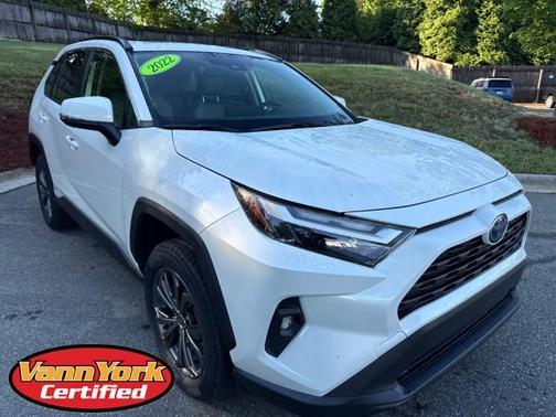 Blizzard Pearl 2022 Toyota RAV4 Hybrid XLE Premium