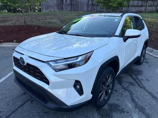 Blizzard Pearl 2022 Toyota RAV4 Hybrid XLE Premium
