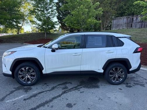 Blizzard Pearl 2022 Toyota RAV4 Hybrid XLE Premium