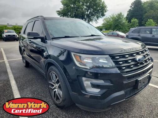 Shadow Black 2017 Ford Explorer sport