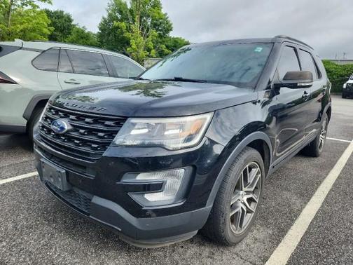 Shadow Black 2017 Ford Explorer sport