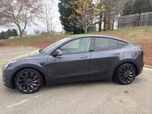 Midnight Silver Metallic 2021 Tesla Model Y Performance