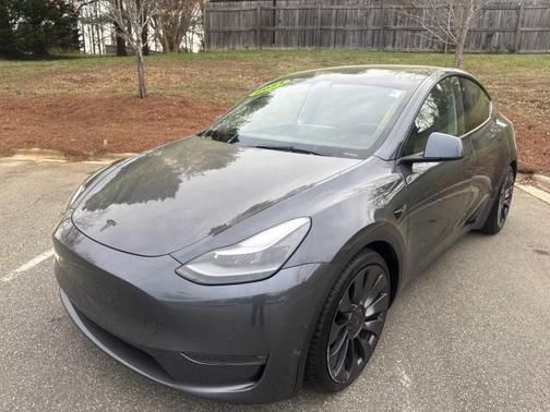 Midnight Silver Metallic 2021 Tesla Model Y Performance