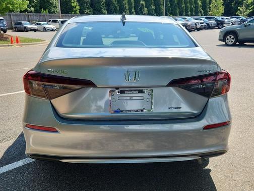 Solar Silver Metallic 2025 Honda Civic Hybrid Sport