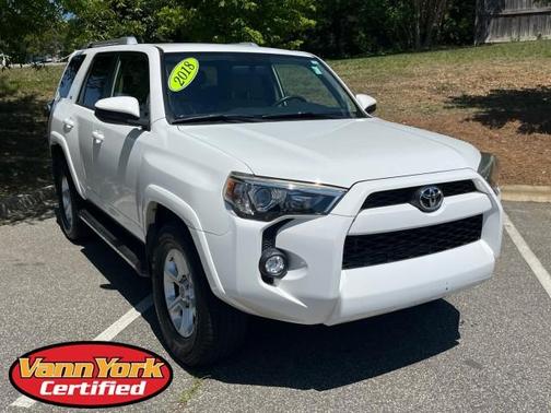 Super White 2018 Toyota 4Runner SR5